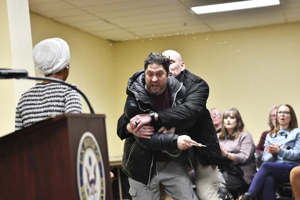 Man Pleads Guilty After Syringe Attack on Ilhan Omar at Public Event